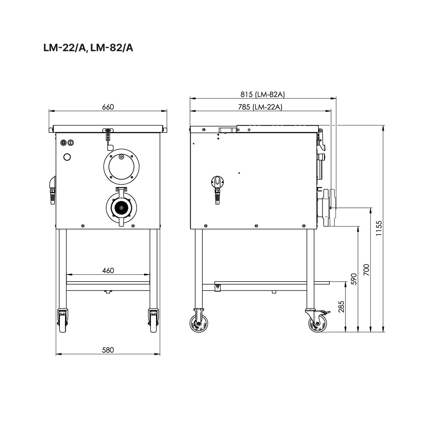 KT Automaattinen lihamylly LM-22/A