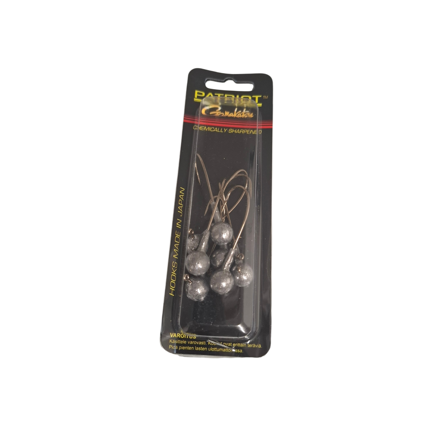 Patriot Gamakatsu Jigipää 10g ja 14g. Paketissa 7kpl
