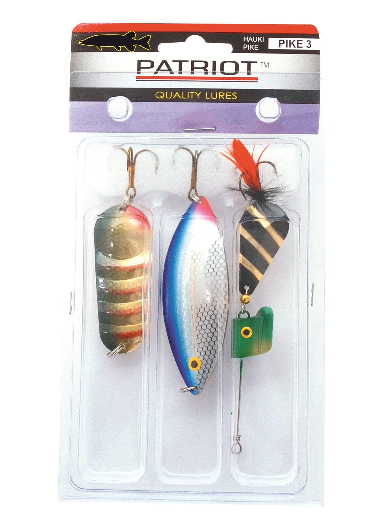 Patriot deluxe lajitelma 3kpl: Hauki