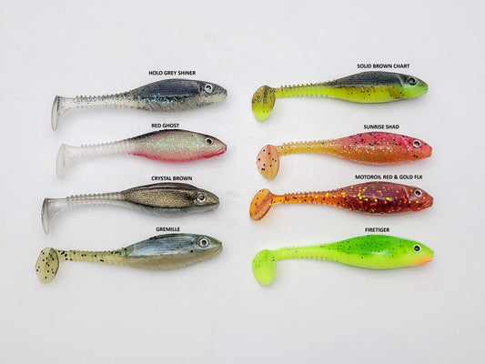 Gunki Grubby Shad 6cm, 2g, 10kpl
