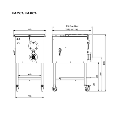 KT Automaattinen lihamylly LM-22/A