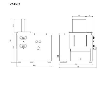 KT-PK-2 Tuplapihvikone