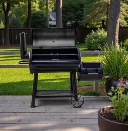 Char-Griller® Grand Champ Offset Smoker Savustingrilli. Ilmainen toimitus!